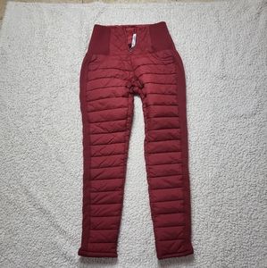 Jianjiao sheng sheng ski pants, size M, Red